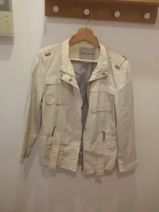 Chaqueta Zara Basic Beige Talla M