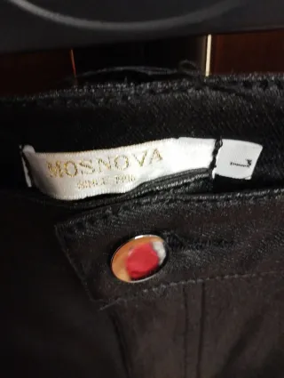 Pantalón polipiel negro