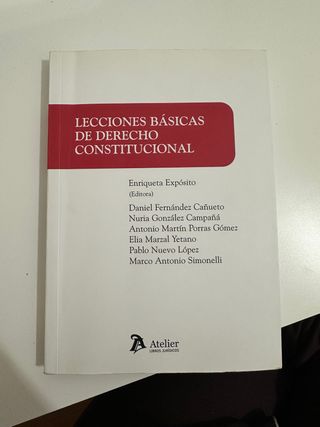 Libro Lecciones Básicas de Derecho Constitucional