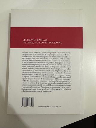Libro Lecciones Básicas de Derecho Constitucional