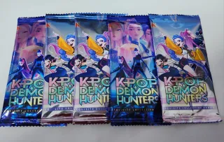 5 Sobres Kpop Demon Hunters (25 Cartas)