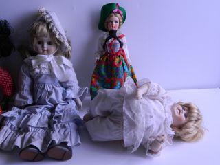 Lotto 4 bambole vintage