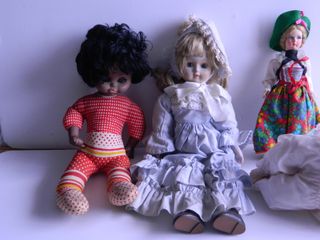 Lotto 4 bambole vintage