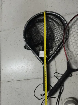 Sacadera, red de pesca trucha