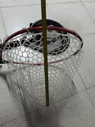 Sacadera, red de pesca trucha