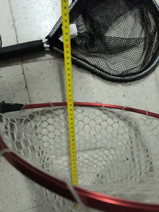 Sacadera, red de pesca trucha