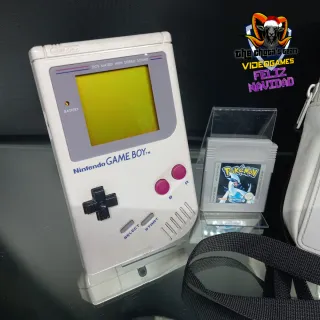 GAMEBOY + POKEMON PLATA +BOLSA TRANSPORTE