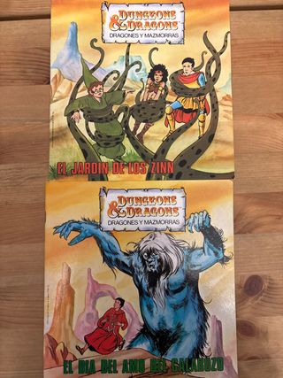Lote 2 cuentos Dungeons and dragons