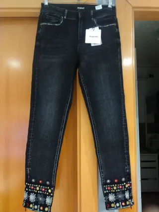 Tejanos Desigual mujer nuevos con etiqueta