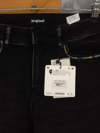 Tejanos Desigual mujer nuevos con etiqueta