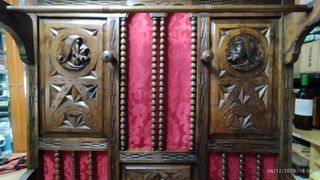 Antiguo Perchero,Paragüero,Recibidor,Tallado mader