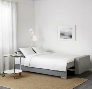 Divano letto 3 posti Ikea Grälviken grigio