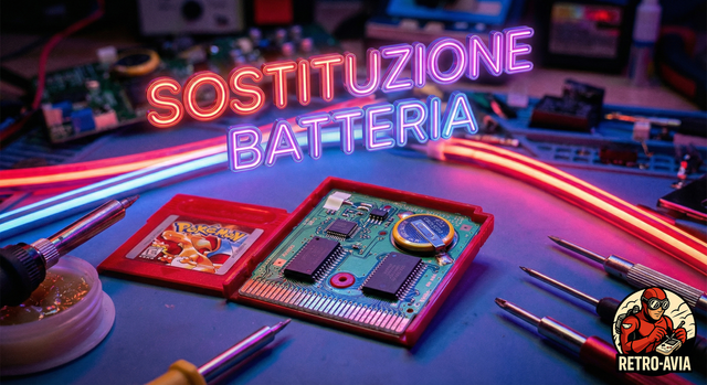 Sostituzione Batteria Game Boy