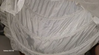 Vestido Comunión Princesa + Cancán y Funda