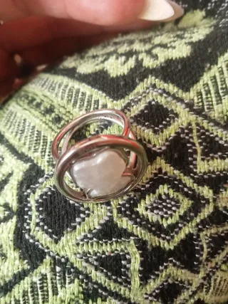 Anillo Tous Corazón Blanco Plata