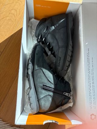 Timberland Scarponcini Pelle Nera Tg 33