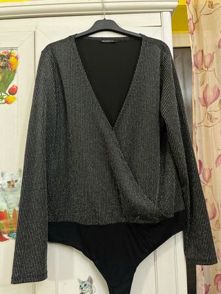 Body Terranova laminato nero e argento