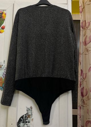 Body Terranova laminato nero e argento