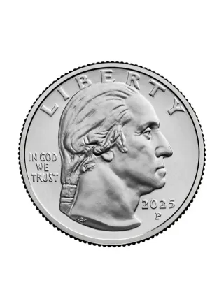 Moneda quarter 2025 Stacey Park SC/UNC.