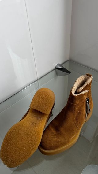 Botines piel forrados de borreguillo