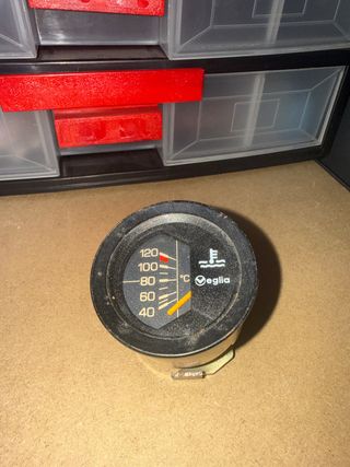 Reloj Temperatura Coche Clásico Veglia