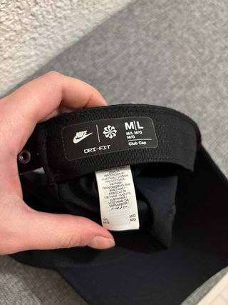 Gorra Nike Club Cap Negra Talla M/L