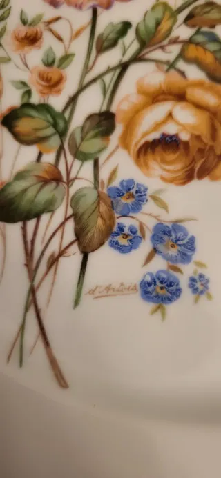 Set di 2 Piatti Decorativi di Limoges