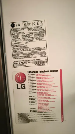 Nevera Side by Side LG GS3159AVJVA