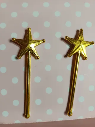 Varitas Mágicas Doradas Estrella