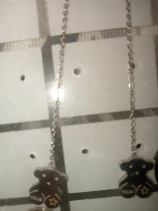 Pendientes Oso Tous Marrón y Negro