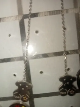 Pendientes Oso Tous Marrón y Negro