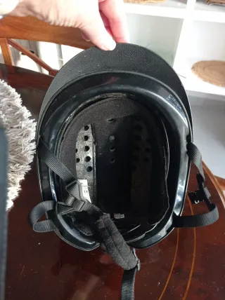 Casco de equitación Fouganza negro