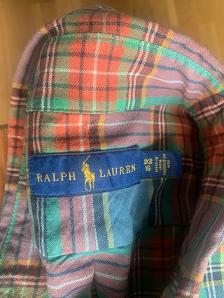 Camisa Ralph Lauren cuadros caballero