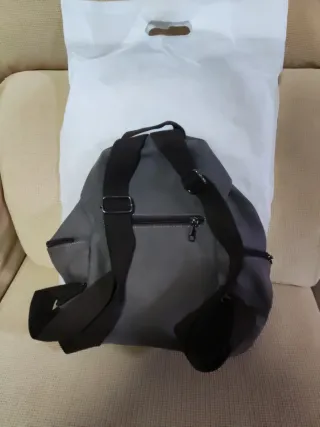 Mochila bolso lona gran capacidad