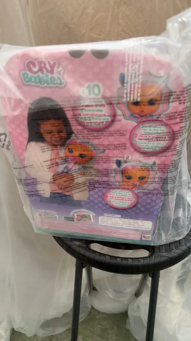 Bebé Llorón Unicornio con Pelo Arcoíris