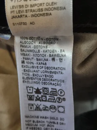 Calças Ganga Levi's 501 W27 L30