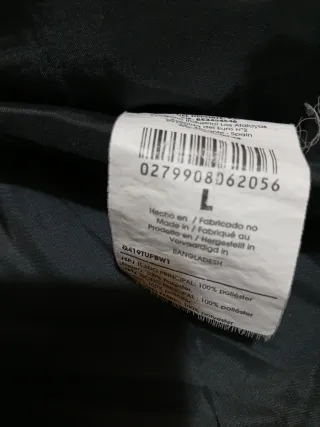 Chaqueta unisex azul marino