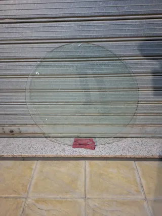 Cristal redondo para mesa