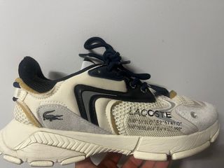 Zapatillas Lacoste Beige y Blancas