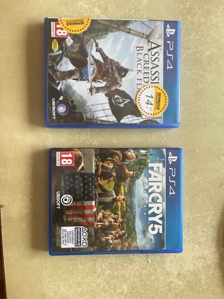 PS4 (Playstation 4) Negra + Mando+ 2 juegos
