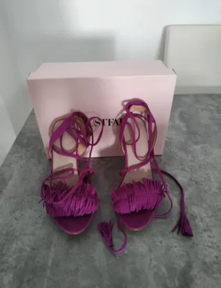 Sandalias tacón Just Fab buganvilla