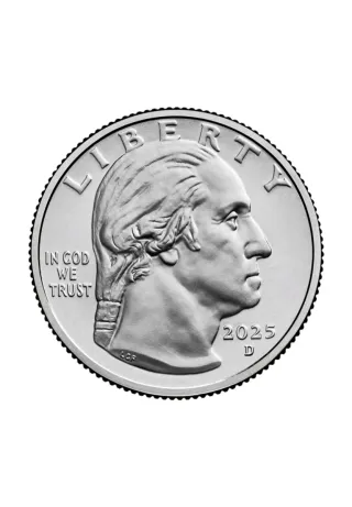 Moneda quarter 2025 Vera Rubin SC/UNC.