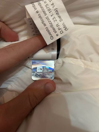 The North Face Plumífero Blanco Corto Mujer