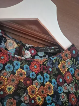 Vestido Zara floral vintage