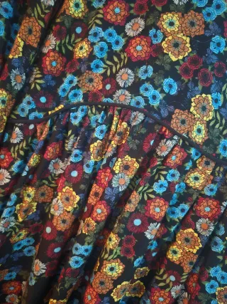 Vestido Zara floral vintage