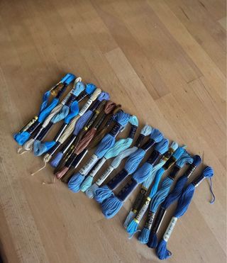 Filo per ricamo cotone assortito