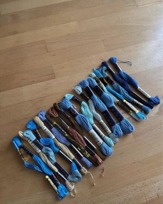 Filo per ricamo cotone assortito