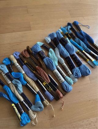 Filo per ricamo cotone assortito