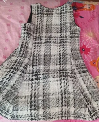 Vestito invernale bambina fantasia scozzese