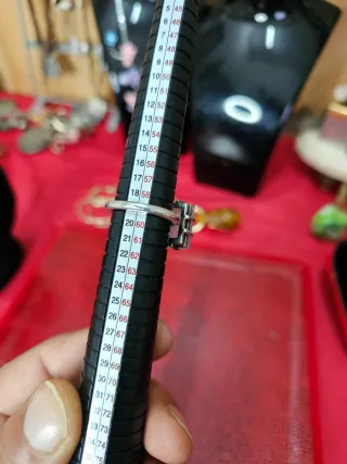 Anillo Vintage Balmain Piedras Naturales Plata